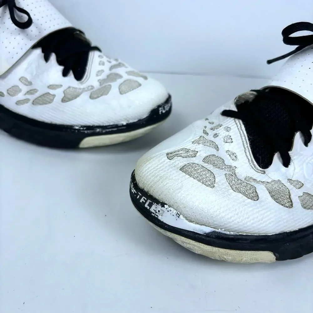 Nike Jordan Flight Flex Trainer 2 Mens size 11 White Black 768911-011